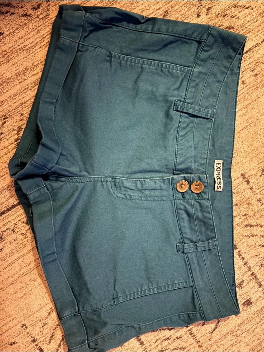 Express Women's Teal Casual Shorts